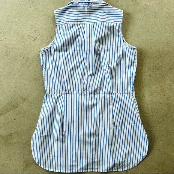 Calvin Klein sleeveless tie-waist shirt - Picture 4 of 8